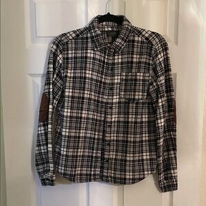 Cavalini Black and White Checkered Shirt